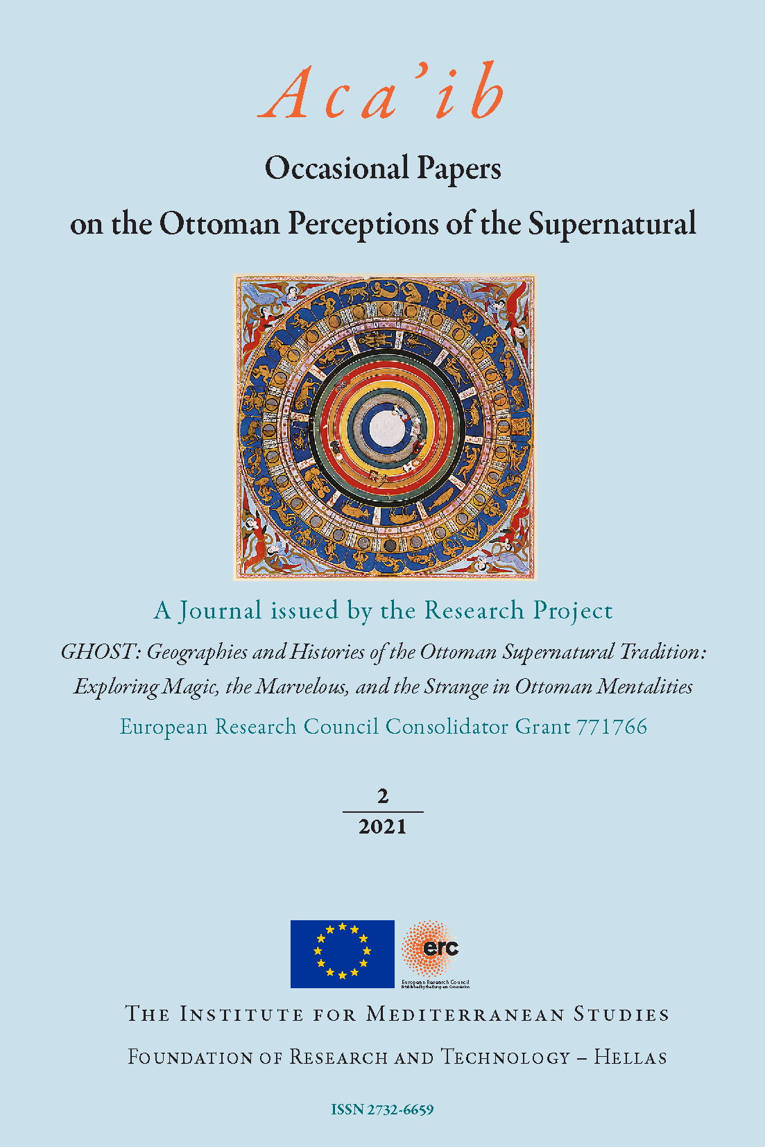 You are currently viewing The second issue of our GHOST online, open-access journal “Aca’ib: Occasional papers on the Ottoman perceptions of the supernatural” has been launched!